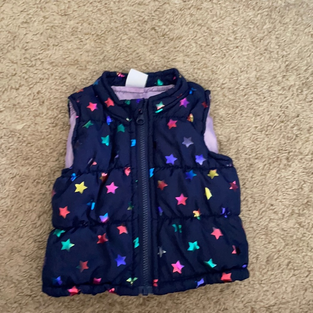 Baby girl puffer vest